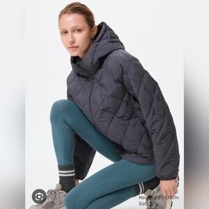 UNIQLO PUFFTECH Parka Padded Water-Repellent Hooded Women Size S